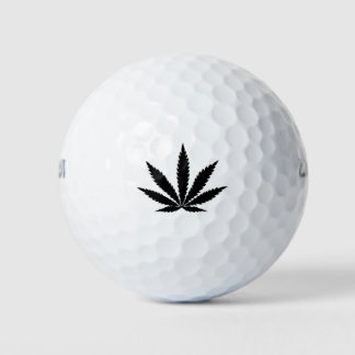 Weed Leaf Golf Balls