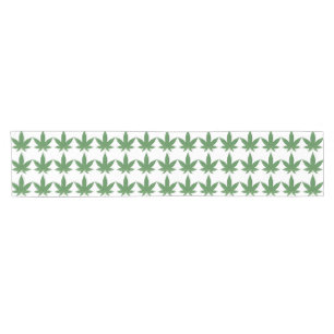 Weed Leaf Personalised Table Runner