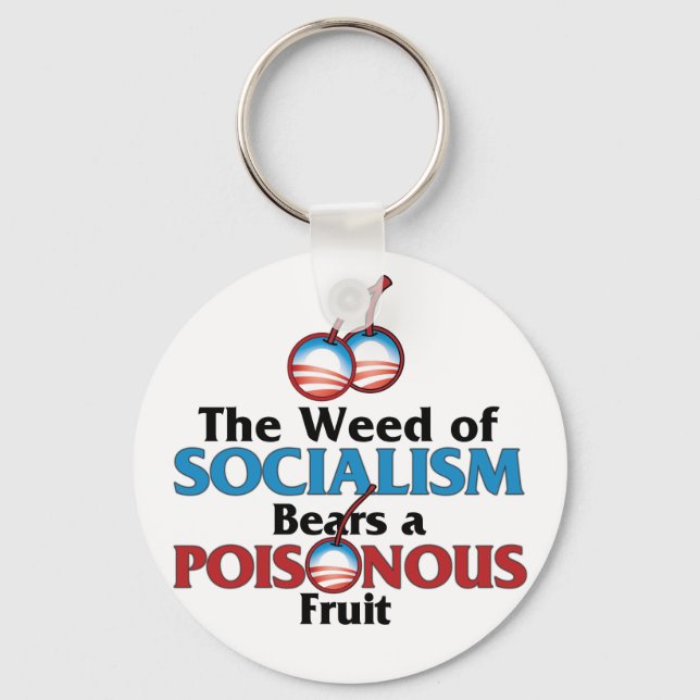 Weed of Socialistm Key Ring (Front)