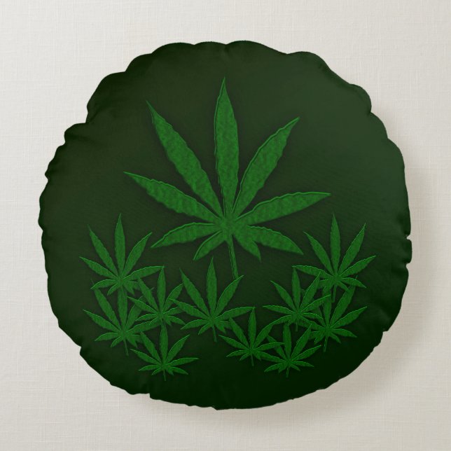 Weed Round Cushion (Front)