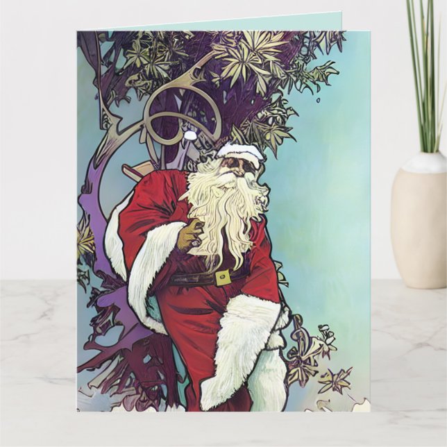 Weed Santa  Card (Front)