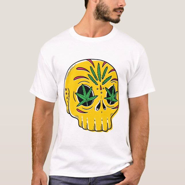 Weed Skull T-Shirt (Front)