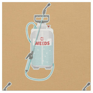 Weed spray garden maintenance fabric
