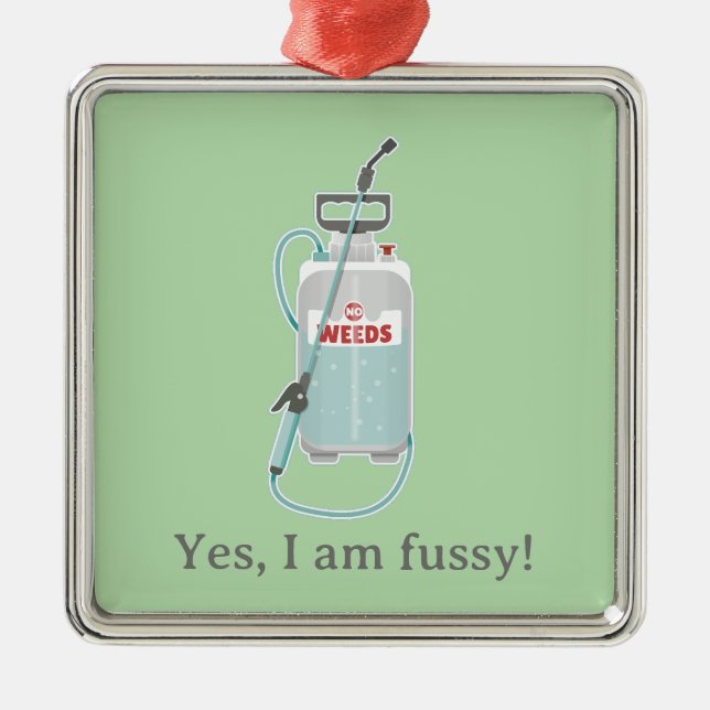 weed spray garden maintenance metal tree decoration (Front)