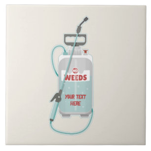 Weed spray garden maintenance tile