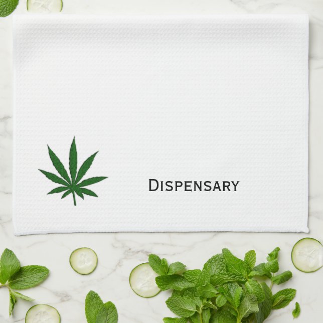 Weed Tea Towel (Folded)