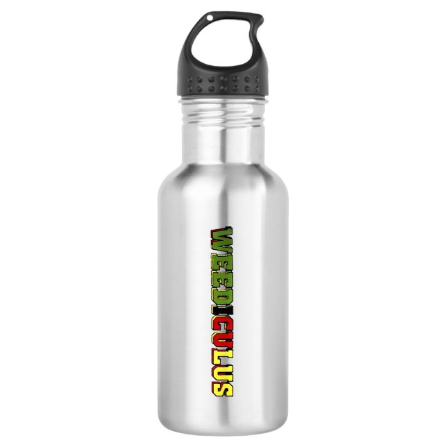 Weediculus Water Bottle (Front)
