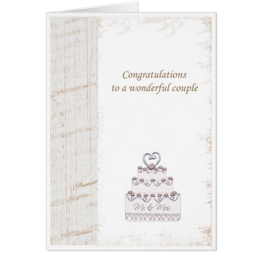 weeding congratulations card