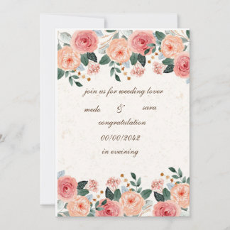 weeding invitaion card