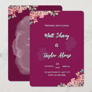 Weeding invitation