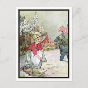 Weeding Paths by Anne Anderson Postcard