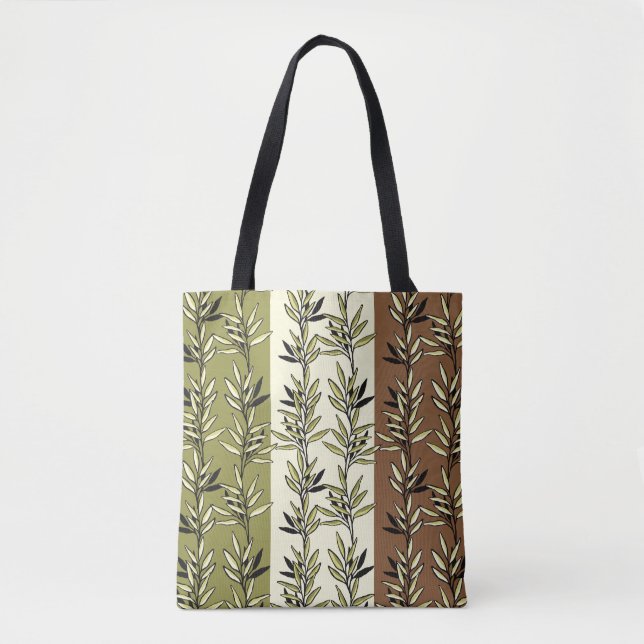 Weeds and Stripes Tote (Front)