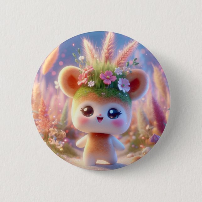 Weeds Head 6 Cm Round Badge (Front)