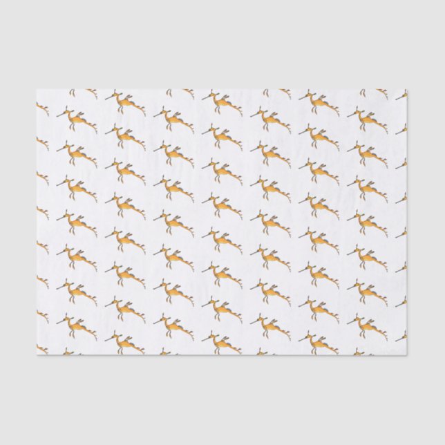 Weedy seadragon cartoon illustration  tissue paper (Front)