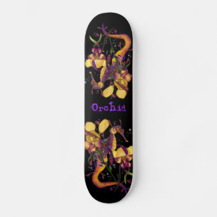 Weedy Seadragon with Orchids Skateboard