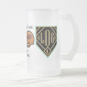 Week 14 SwagBrag Zing v Peaky Frosted Glass Beer Mug
