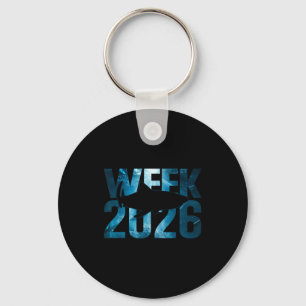 Week 2026 shark lover ocean animal wildlife beach key ring
