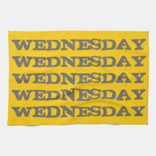 Weekdays Tea Towel