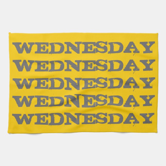 Weekdays Tea Towel (Horizontal)