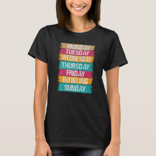 Weekdays Work Monday Wednesday Friday Saturday Bow T-Shirt