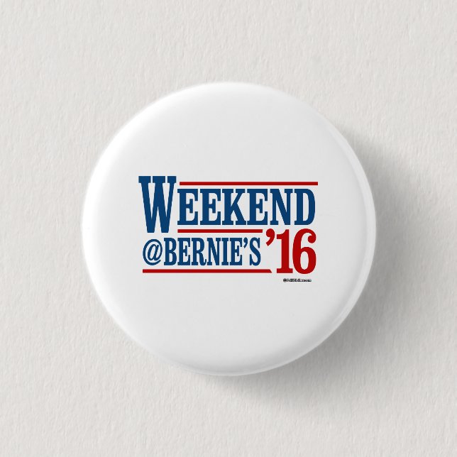 Weekend @ Berrnie's 2016 3 Cm Round Badge (Front)