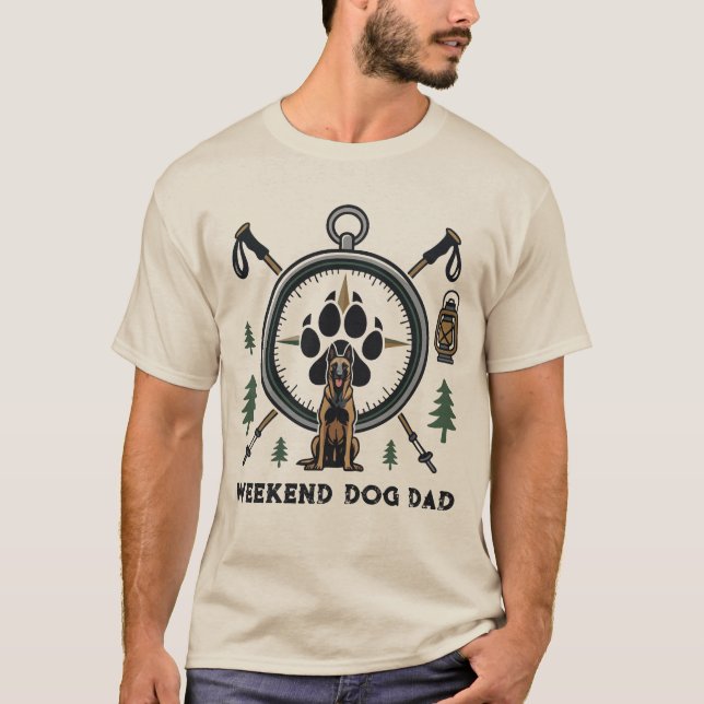 Weekend Dog Dad T-Shirt (Front)