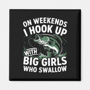 Weekend fishing humour fisherman - hook up with bi magnet