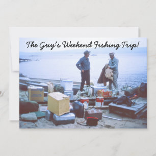 Weekend Fishing Trip Invitation