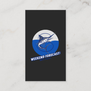 Weekend Forecast  100% Chance  Business Card