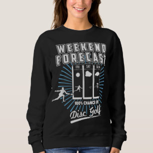 Weekend Forecast Golfing With A Chance of Beer Gol Sweatshirt