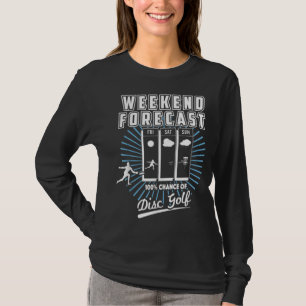Weekend Forecast Golfing With A Chance of Beer Gol T-Shirt