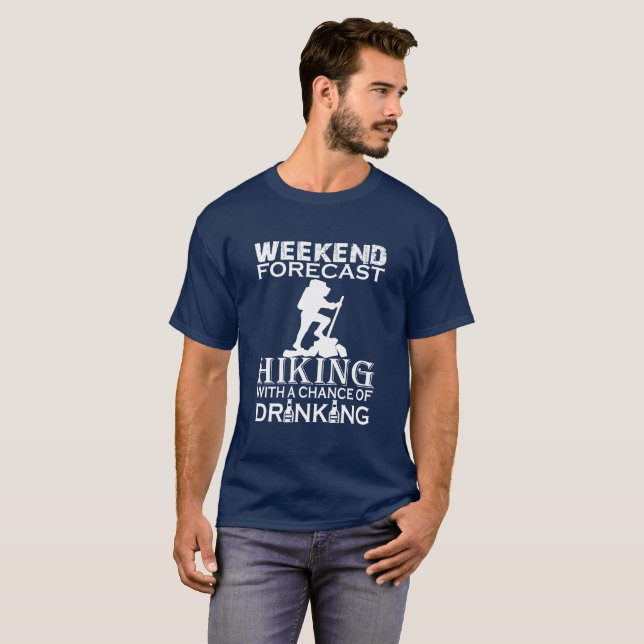 WEEKEND FORECAST HIKING T-Shirt (Front Full)