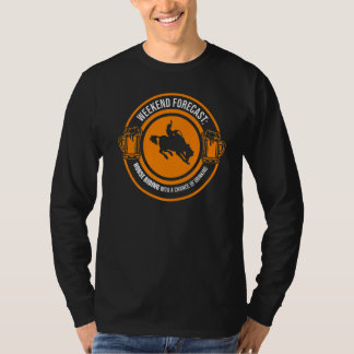 Weekend Forecast Horse Riding Horses T-Shirt
