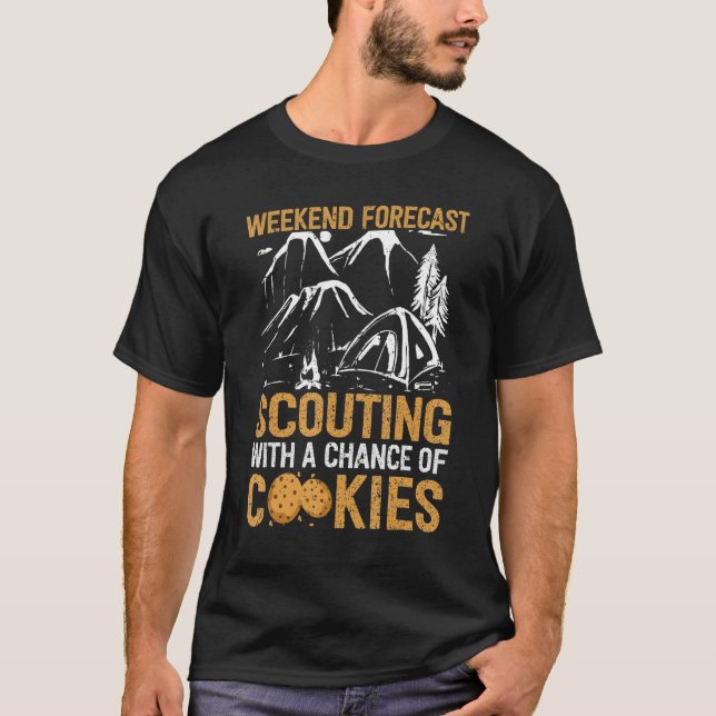 Weekend Forecast  Scouting and Scout Leader T-Shirt (Front)