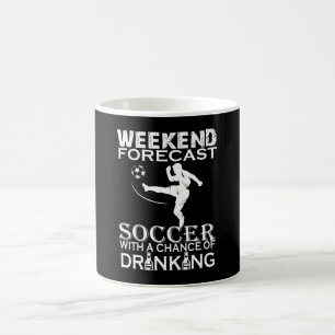WEEKEND FORECAST SOCCER COFFEE MUG