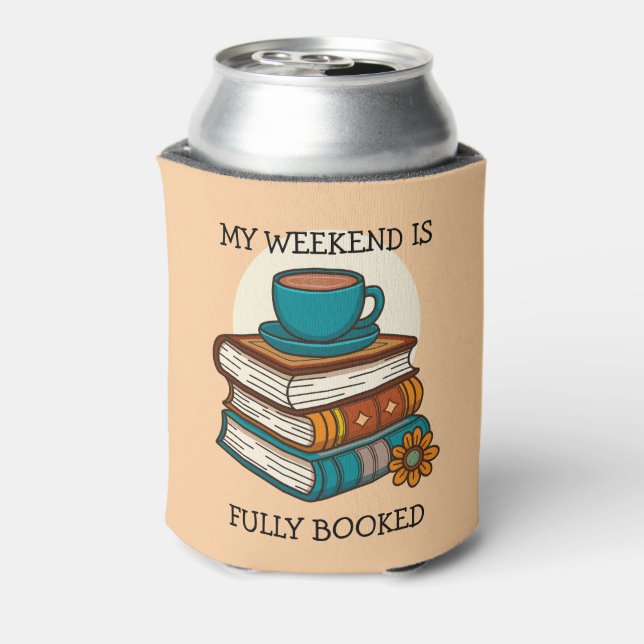 Weekend Fully Booked Book Lovers Can Cooler (Can Back)