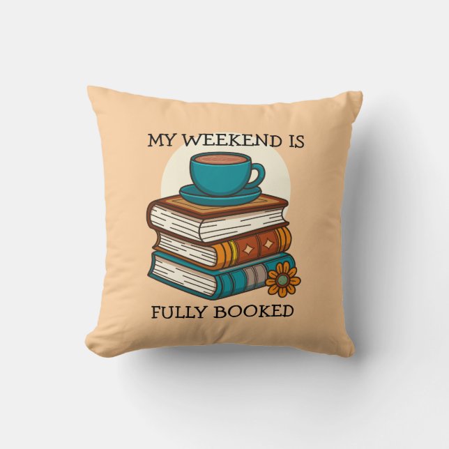Weekend Fully Booked Book Lovers Cushion (Front)