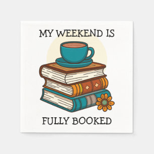 Weekend Fully Booked Book Lovers Napkin