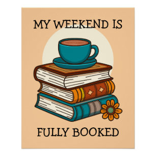 Weekend Fully Booked Book Lovers Poster