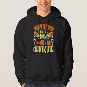 Weekend Gamer Fun An Poker Slot Beer Schnapps Cele Hoodie