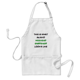 weekend gardener, avid standard apron