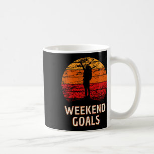 Weekend Goals Hiking Climbing Women's Mountain Tre Coffee Mug