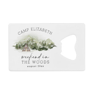 Weekend in the Woods Camping Bachelorette