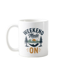 Weekend Mode ON Mountain Sunset Relaxation Design