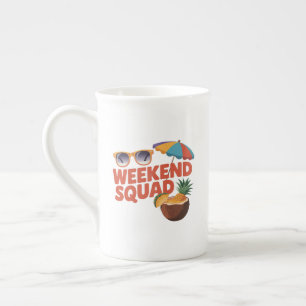 Weekend Squad Bone China Mug