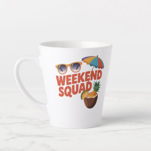 Weekend Squad Latte Mug