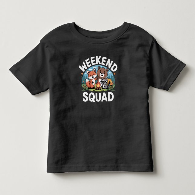 Weekend Squad Toddler T-Shirt (Front)