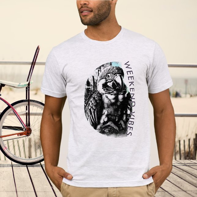 Weekend Vibes Black Graphic T-Shirt (Creator Uploaded)