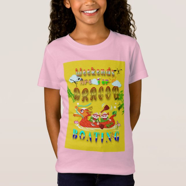 Weekends Are For Dragon Boating T-Shirt (Front)