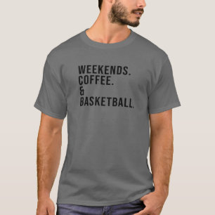Weekends Coffee And Basketball Funny Baseball Mum T-Shirt